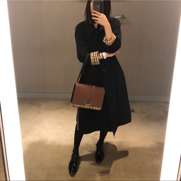 New Burberry Side-slit Tropical Gabardine Trench - Picture 2 of 6